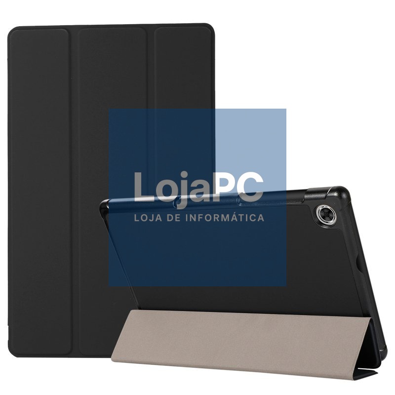 COOL Case for Lenovo Tab M10 HD 2nd Gen (TB-X306) Smooth Black Leatherette 10.1 in