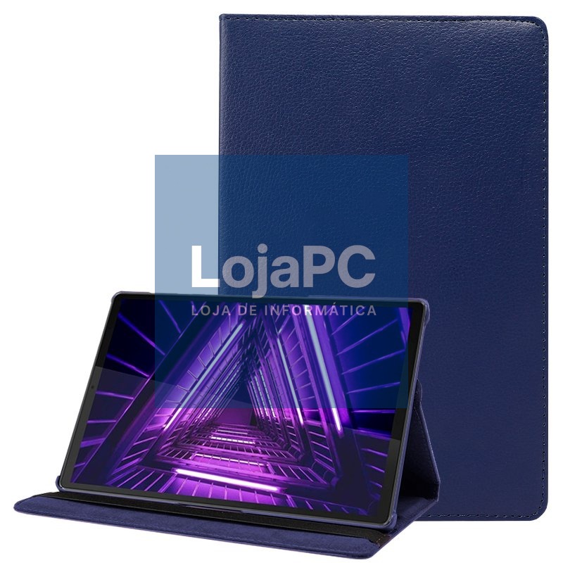 COOL Case for Lenovo Tab M10 Plus / FHD Plus 2nd Gen / Tab K10 Smooth Leatherette Blue 10.3 inch