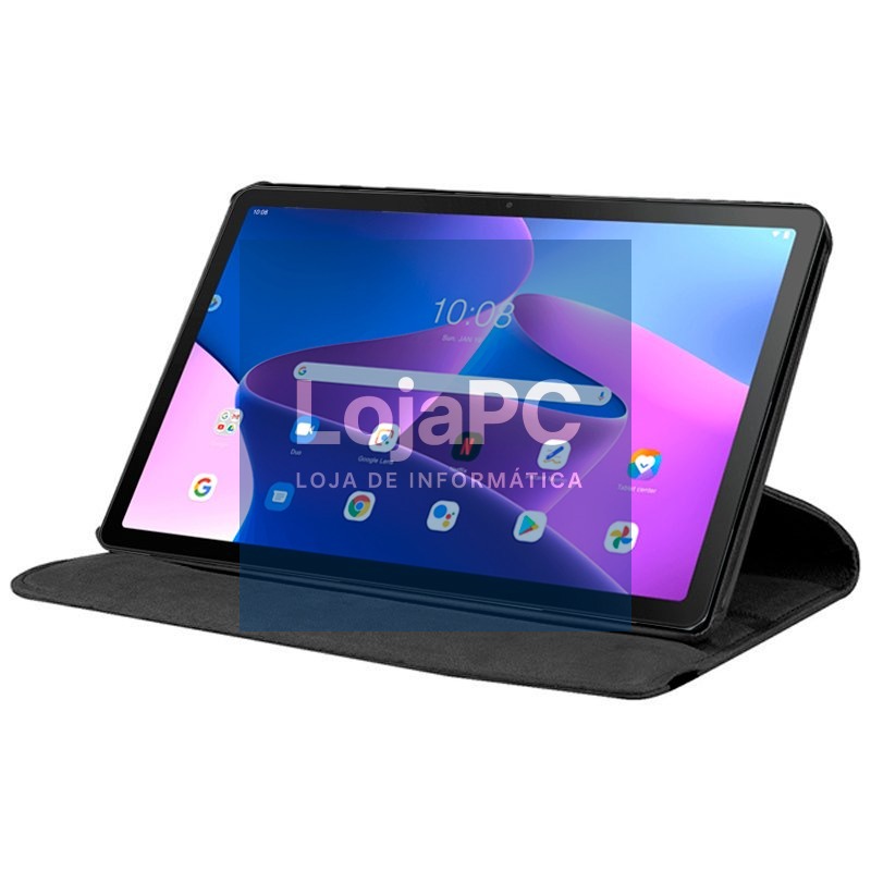 COOL Case for Lenovo Tab M10 Plus Gen 3 Smooth Leatherette Black — imagem 2