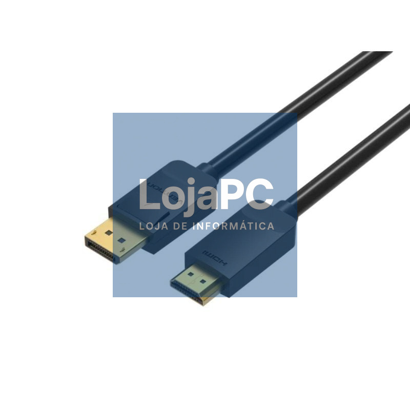 Cabo Conversor Vention HADBH/ Displayport Macho - HDMI Macho/ 2m/ Preto