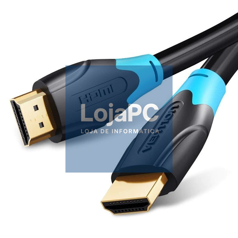 Cabo HDMI 2.0 4K Vention AACBE/ HDMI Macho - HDMI Macho/ 75cm/ Preto