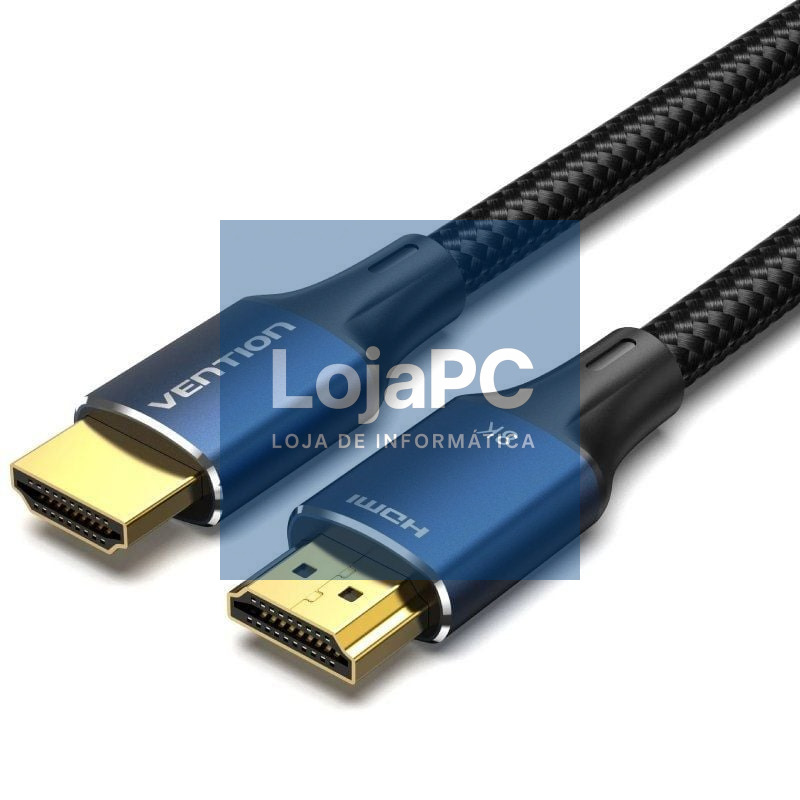 Cabo HDMI 2.1 8K Vention ALGLH/ HDMI Macho - HDMI Macho/ 2m/ Azul
