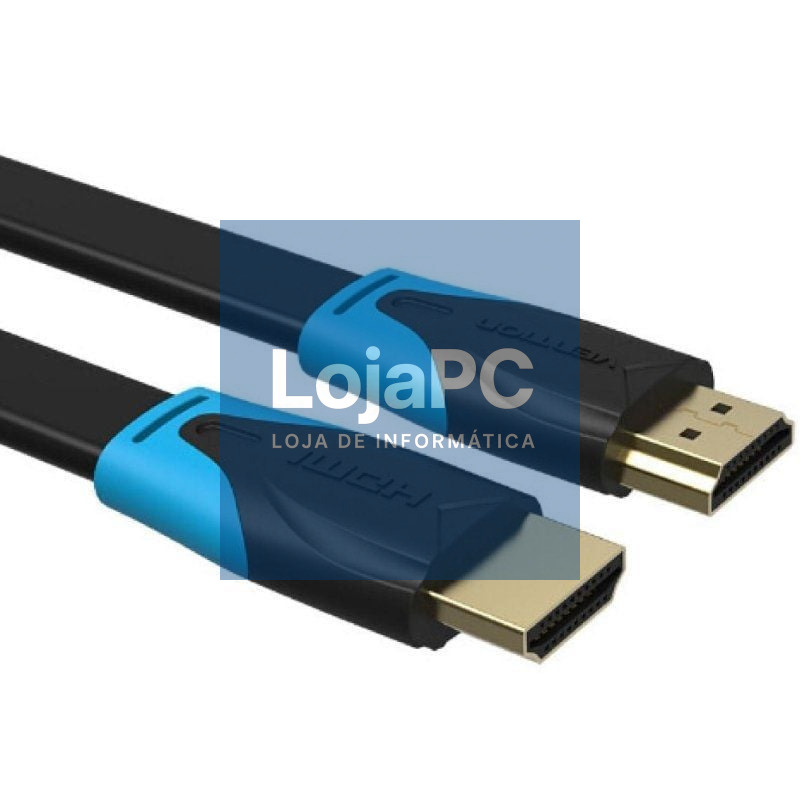 Cabo HDMI 2.0 4K Vention VAA-B02-L300/ HDMI Macho - HDMI Macho/ 3m/ Preto
