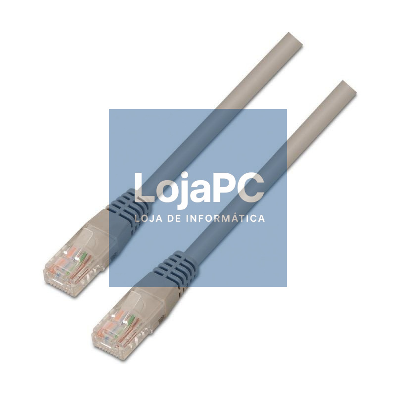 Cabo de rede RJ45 UTP Aisens A133-0175 Cat.5e/ 30cm/ Cinzento