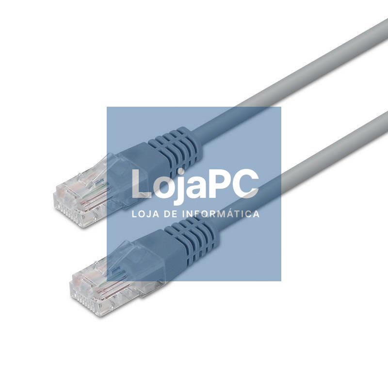 Cabo de rede RJ45 UTP Aisens A133-0184 Cat.5e/ 15m/ Cinzento