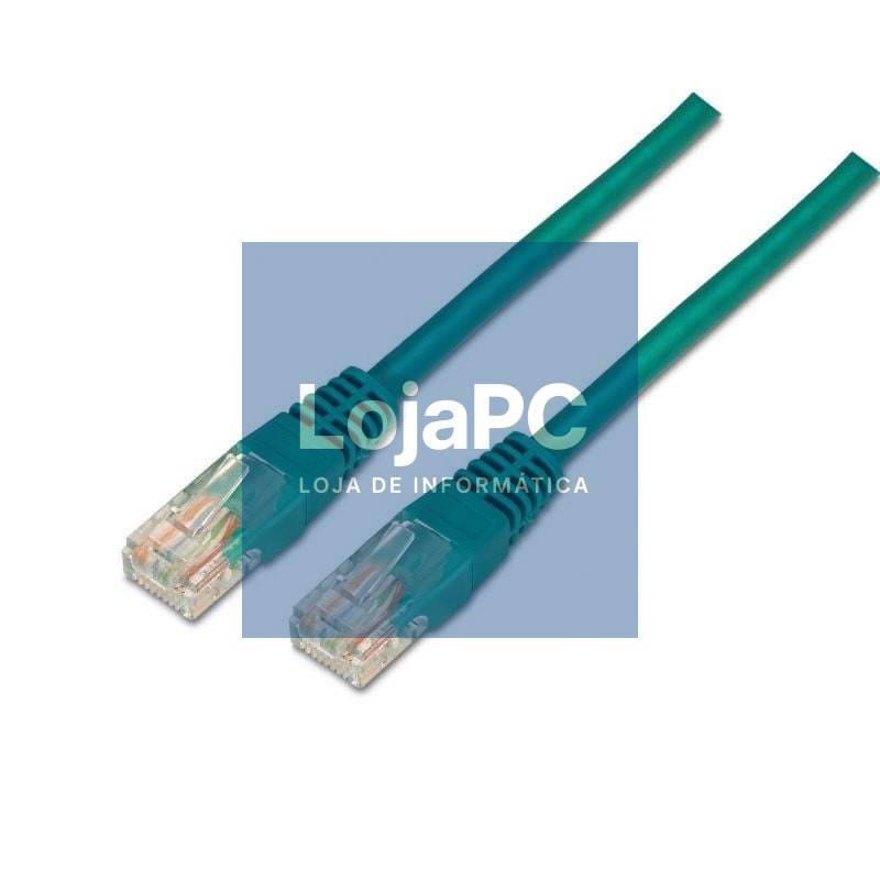 Cabo de rede RJ45 UTP Aisens A133-0194 Cat.5e/ 1m/ Verde