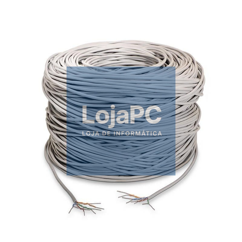 Bobina de Cabo RJ45 UTP Aisens A133-0208 Cat.5e/ 100m/ Cinzento