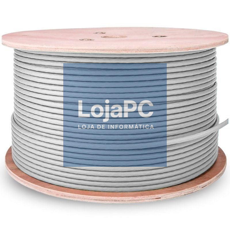 Bobina de Cabo RJ45 AWG23 UTP Aisens A135-0750 Cat.6/ 305m/ Cinzento