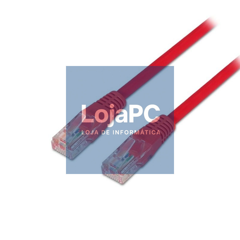 Cabo de rede RJ45 UTP Aisens A135-0239 Cat.6/ 2m/ Vermelho