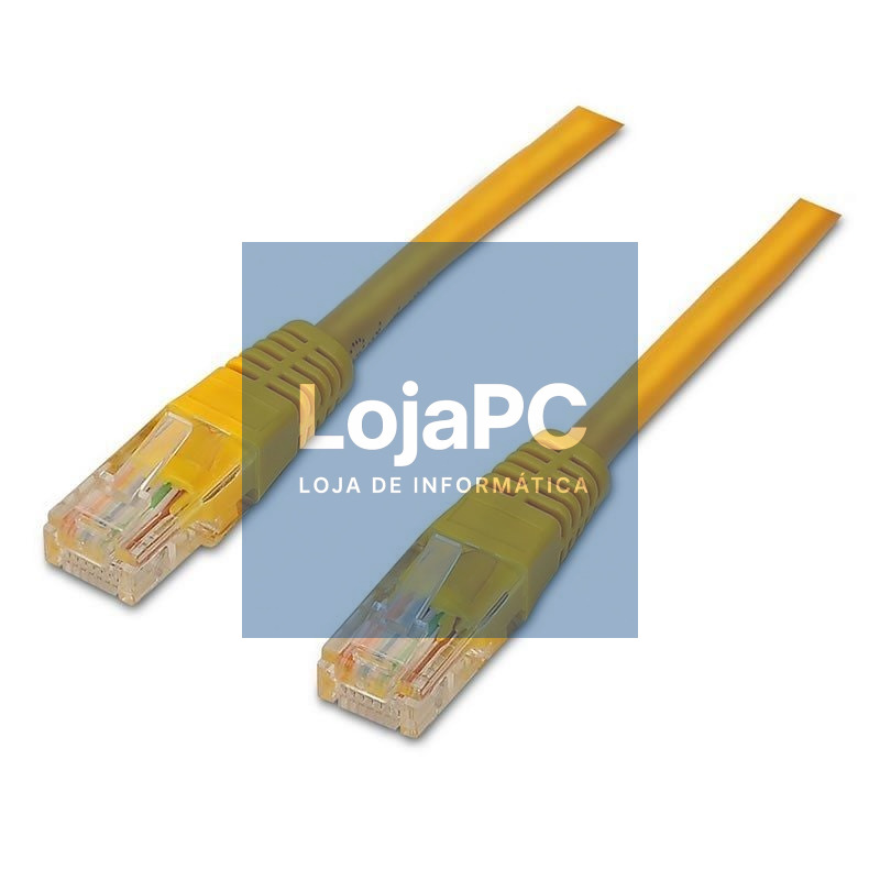 Cabo de rede RJ45 UTP Aisens A135-0255 Cat.6/ 2m/ Amarelo