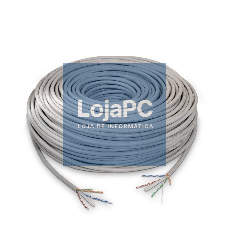 Bobina de Cabo RJ45 UTP Aisens A135-0261 Cat.6/ 100m/ Cinzento
