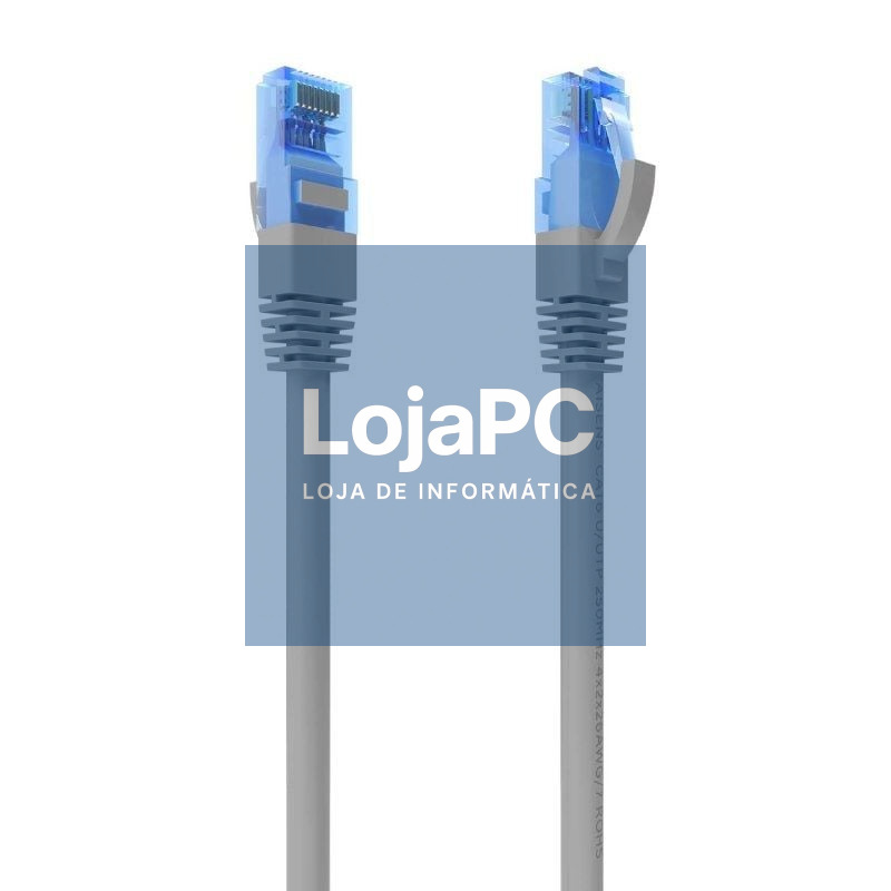 Cabo de rede RJ45 AWG26 CCA UTP Aisens A135-0775 Cat.6/ 1m/ Cinzento