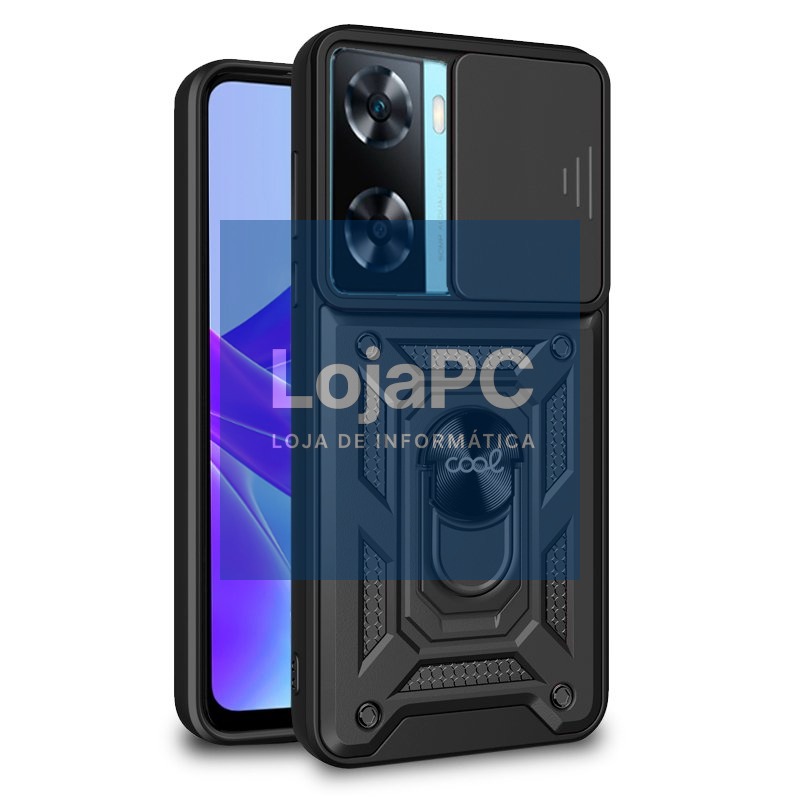 COOL Case for OPPO A57s / A77 5G / Realme Narzo 50 5G Hard Ring Black