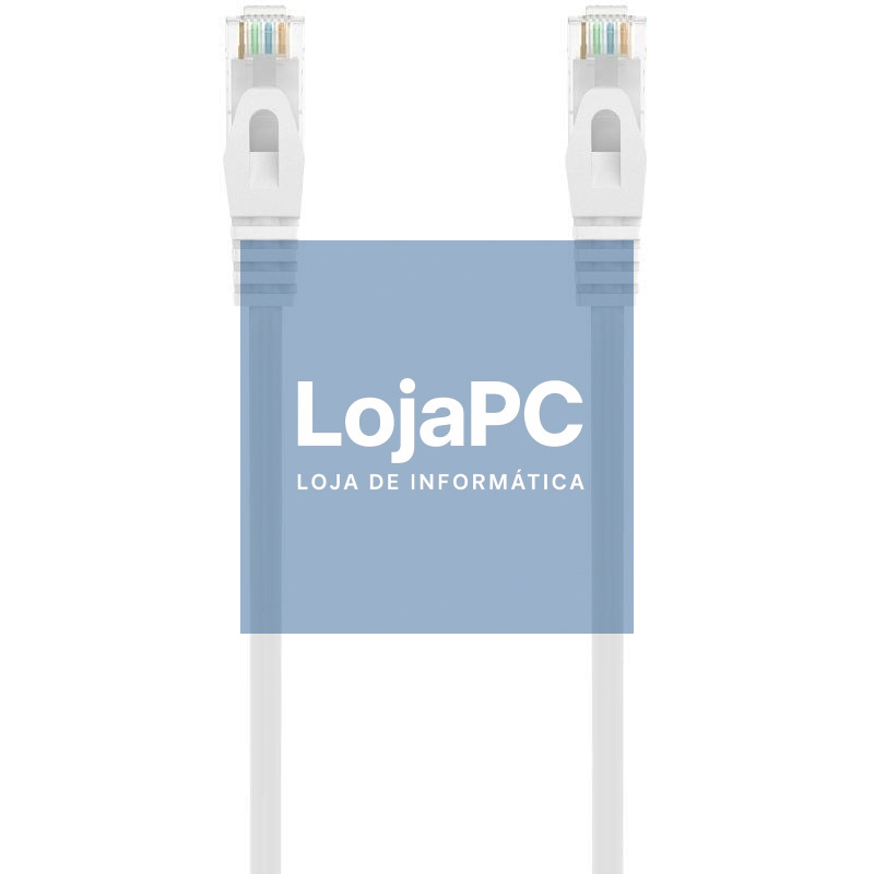 Cabo de rede RJ45 AWG24 UTP Aisens A145-0593 Cat.6A/ LSZH/ 50cm/ Branco