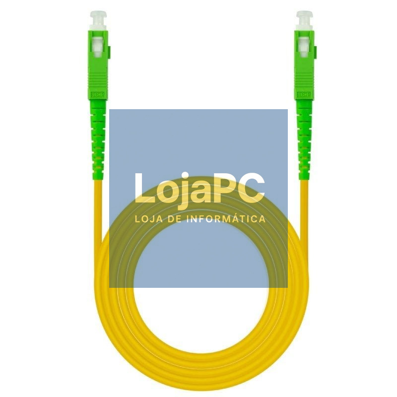 Cabo de Fibra Óptica G657A2 Nanocable 10.20.0003/ LSZH/ 3m/ Amarelo