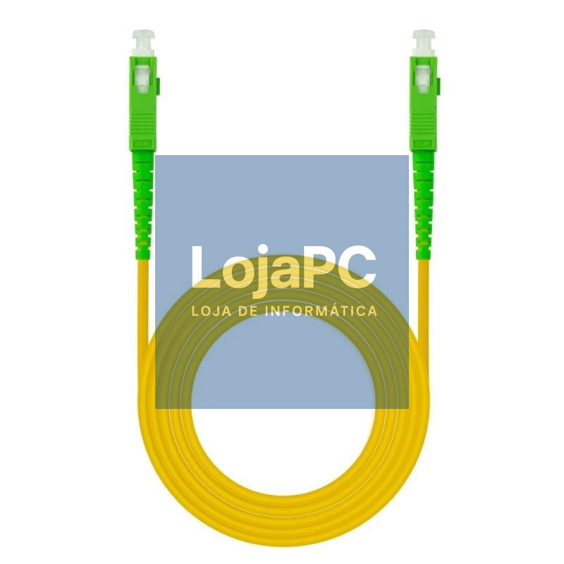 Cabo de Fibra Óptica G657A2 Nanocable 10.20.0030/ LSZH/ 30m/ Amarelo