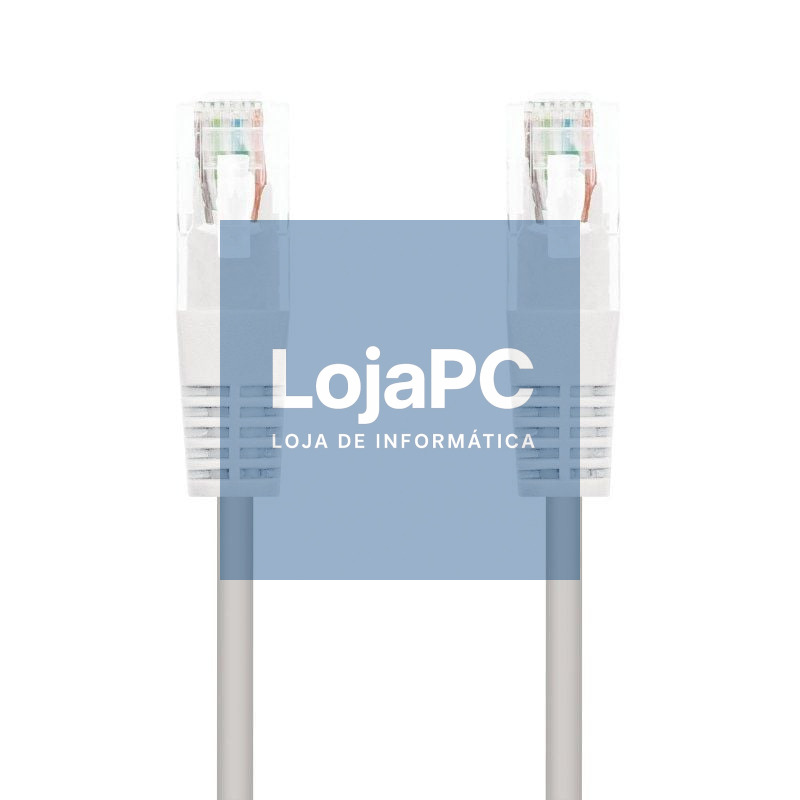Cabo de rede RJ45 UTP Nanocable 10.20.0102-W Cat.5e/ 2m/ Branco
