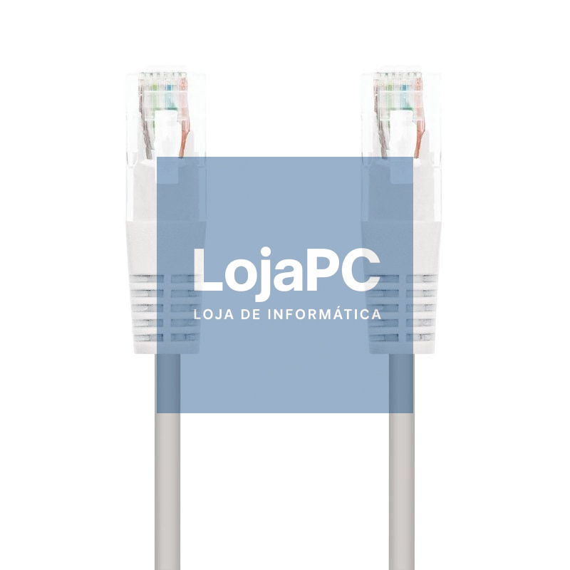 Cabo de rede RJ45 UTP Nanocable 10.20.0400-L25-W Cat.6/ 25cm/ Branco