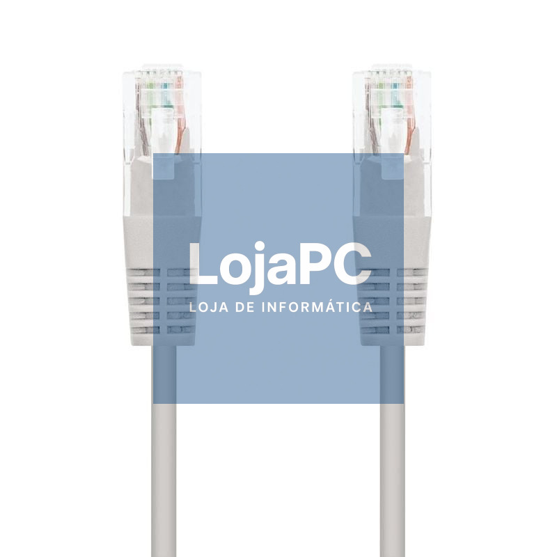 Cabo de rede RJ45 UTP Nanocable 10.20.0425 Cat.6/ 25m/ Cinzento