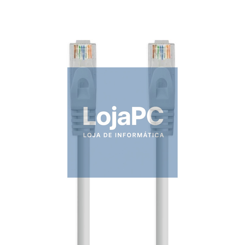Cabo de rede RJ45 UTP Nanocable 10.20.1810 Cat.6/ 10m/ Cinzento