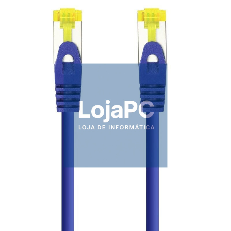 Cabo de rede RJ45 SFTP Nanocable 10.20.1900-L25-BL Cat.6A/ LSZH/ 25cm/ Azul