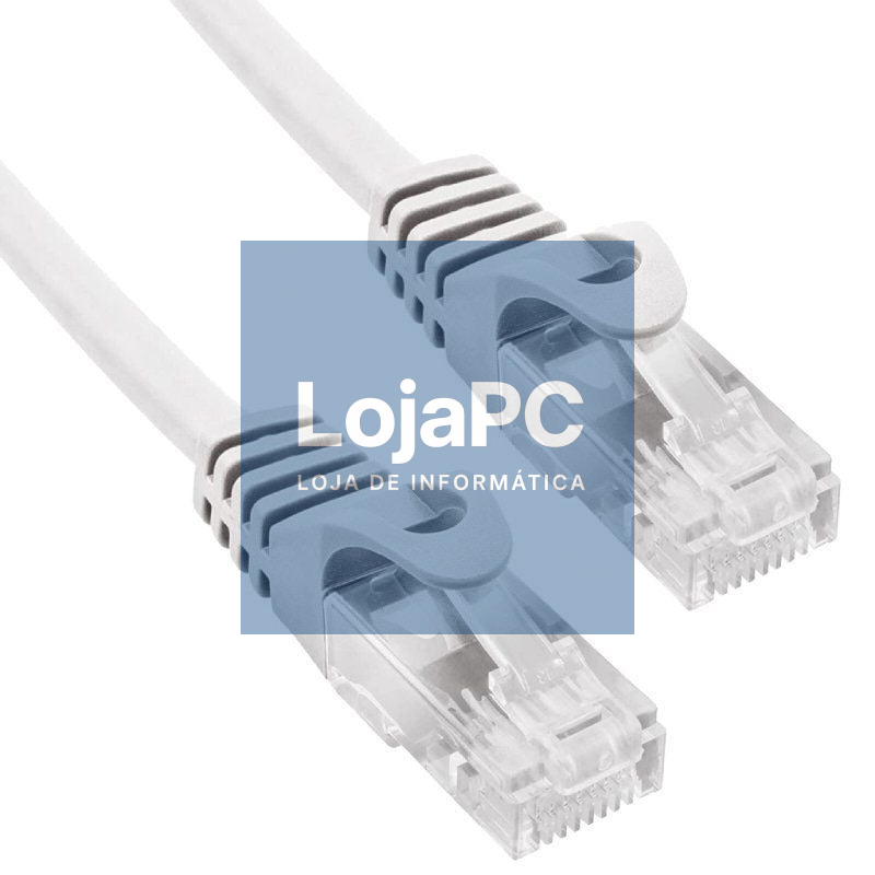 Cabo de rede RJ45 UTP Phasak PHK 1502 Cat.6/ 2m/ Cinzento
