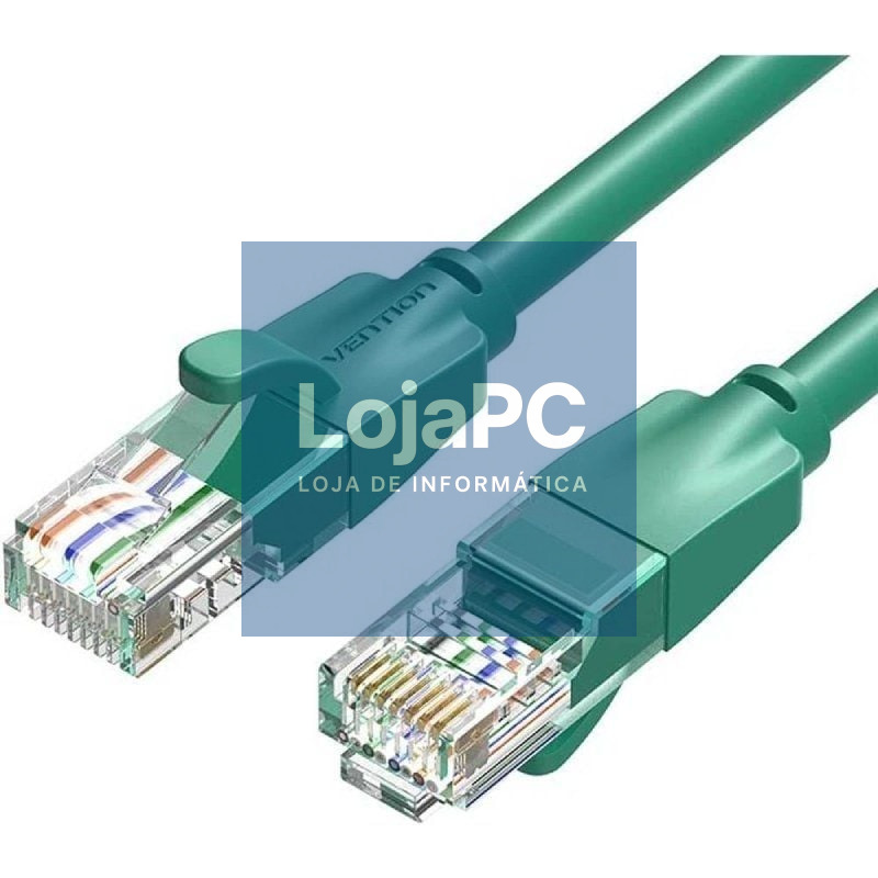Cabo de rede RJ45 UTP Vention IBEGH Cat.6/ 2m/ Verde