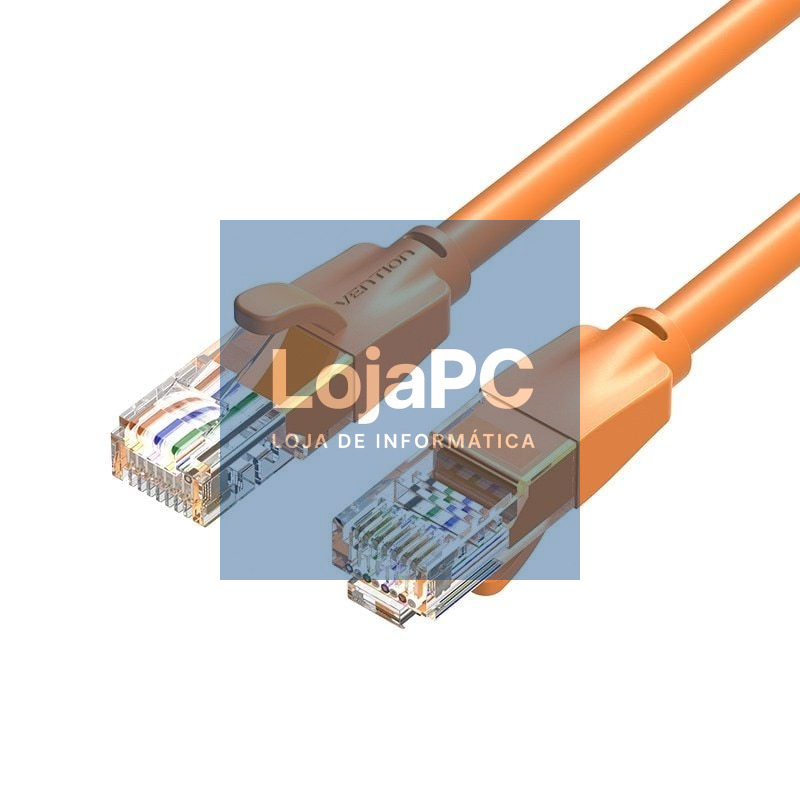 Cabo de rede RJ45 UTP Vention IBEOF Cat.6/ 1m/ Laranja