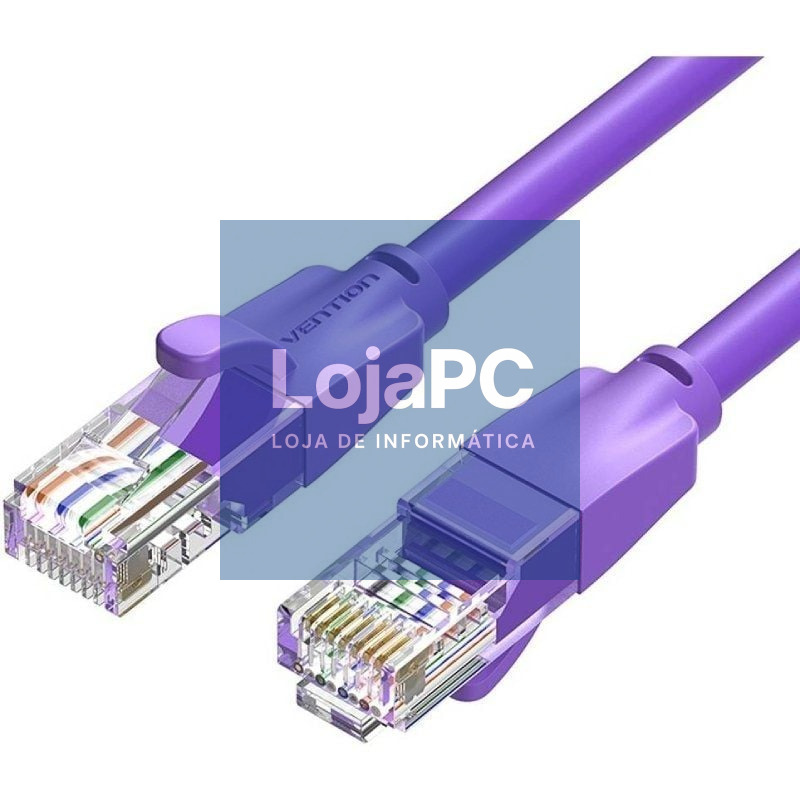 Cabo de rede RJ45 UTP Vention IBEVF Cat.6/ 1m/ Roxo