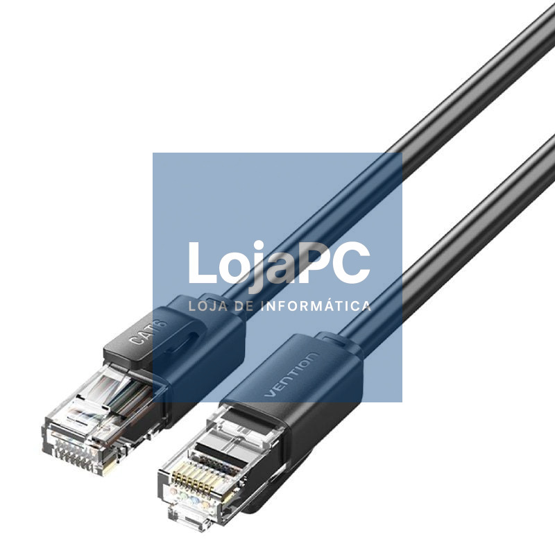 Cabo de rede RJ45 UTP Vention IBRBJ Cat.6/ 5m/ Preto