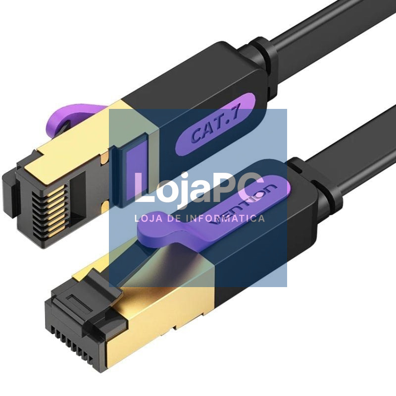 Cabo de rede RJ45 SFTP Vention ICDBI Cat.7/ 3m/ Preto