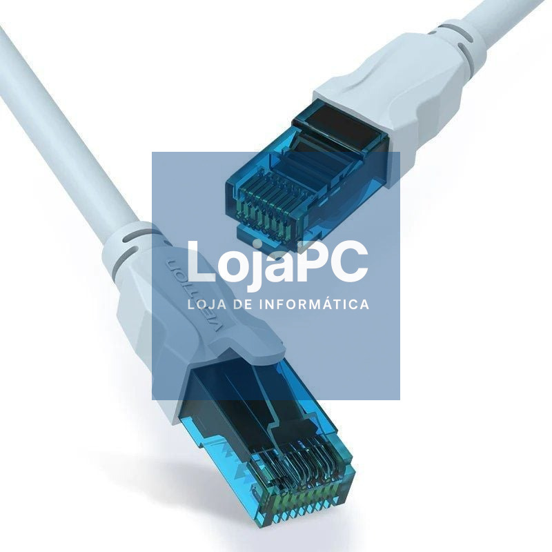 Cabo de rede RJ45 UTP Vention VAP-A10-S300 Cat.5e/ 3m/ Azul y Preto