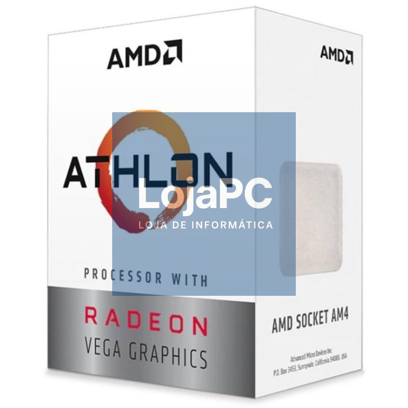 Processador AMD Athlon 3000G 3.5GHz Socket AM4/ Pack de 12 unidades