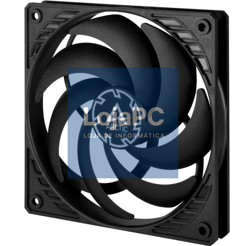 Ventoinha Arctic P12 Slim PWM PST/ 12cm/ Preto