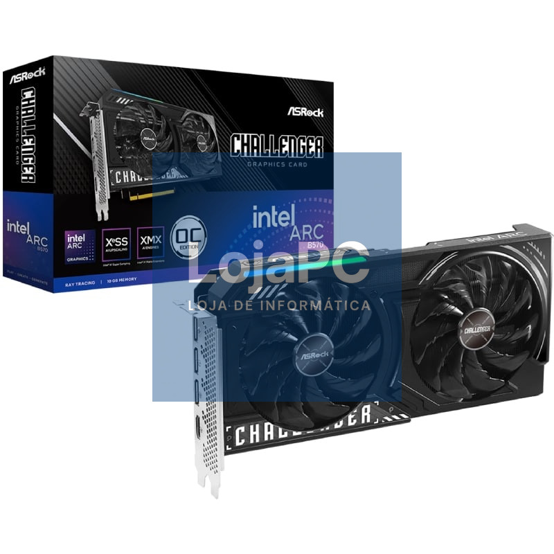 Placa gráfica AsRock Intel Arc B570 Challenger 10GB OC/ 10GB GDDR6