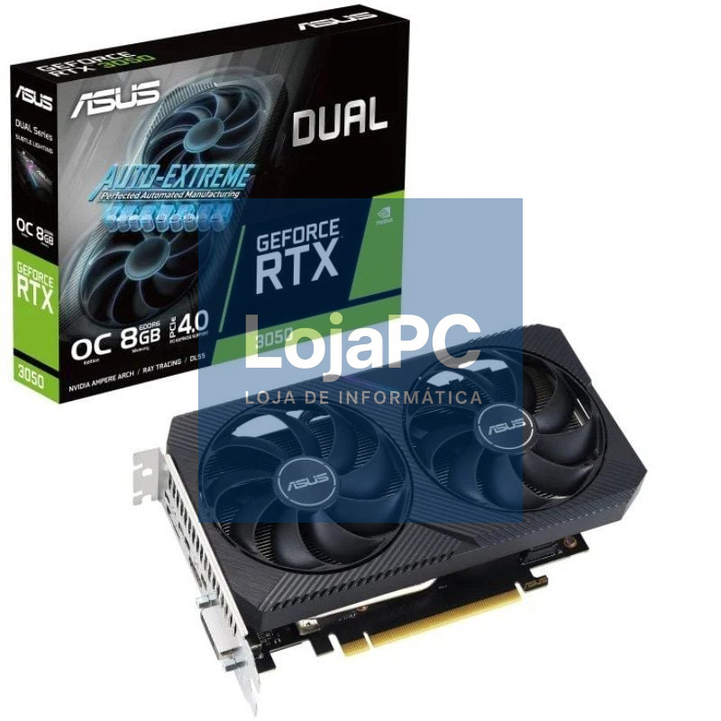Placa gráfica Asus Dual GeForce RTX 3050 V2 OC/ 8GB GDDR6