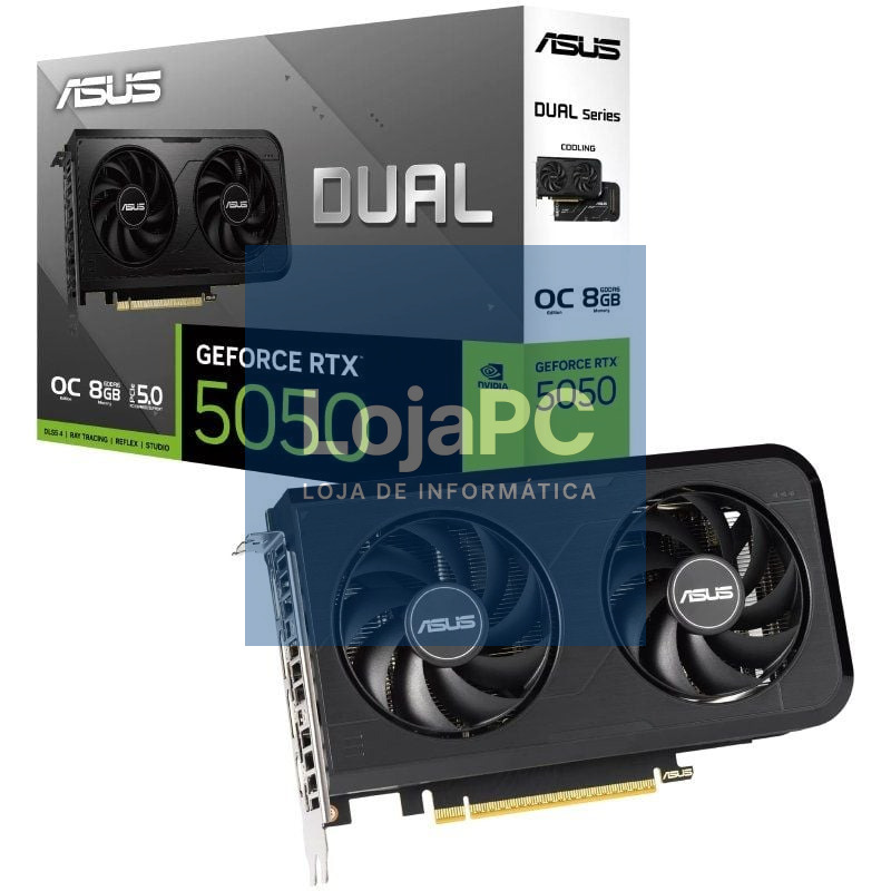 Placa gráfica Asus Dual GeForce RTX 5050 OC/ 8GB GDDR6