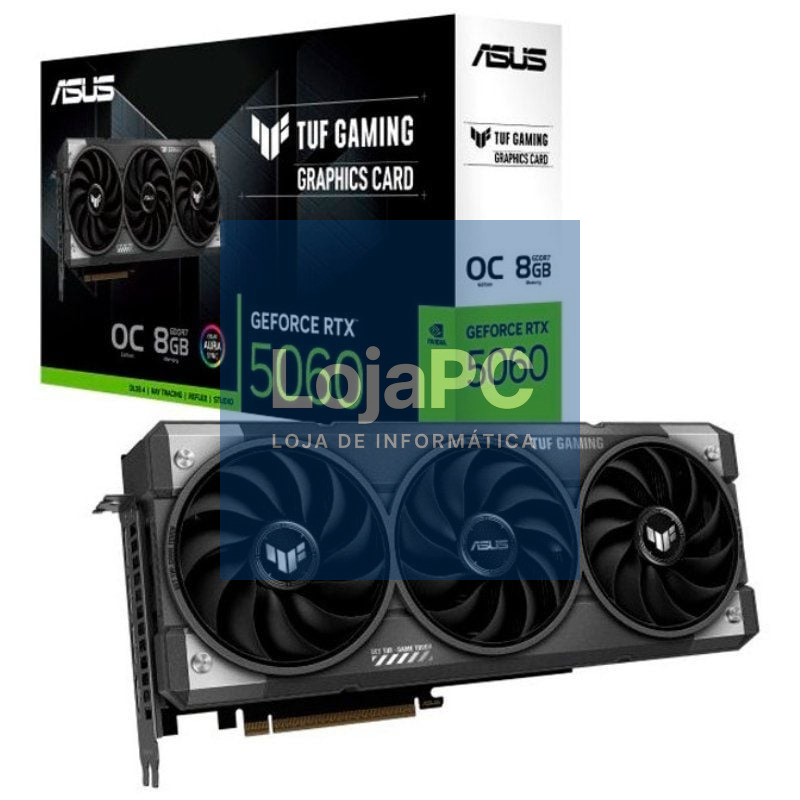 Placa gráfica Asus TUF Gaming GeForce RTX 5060 OC Edition/ 8GB GDDR7