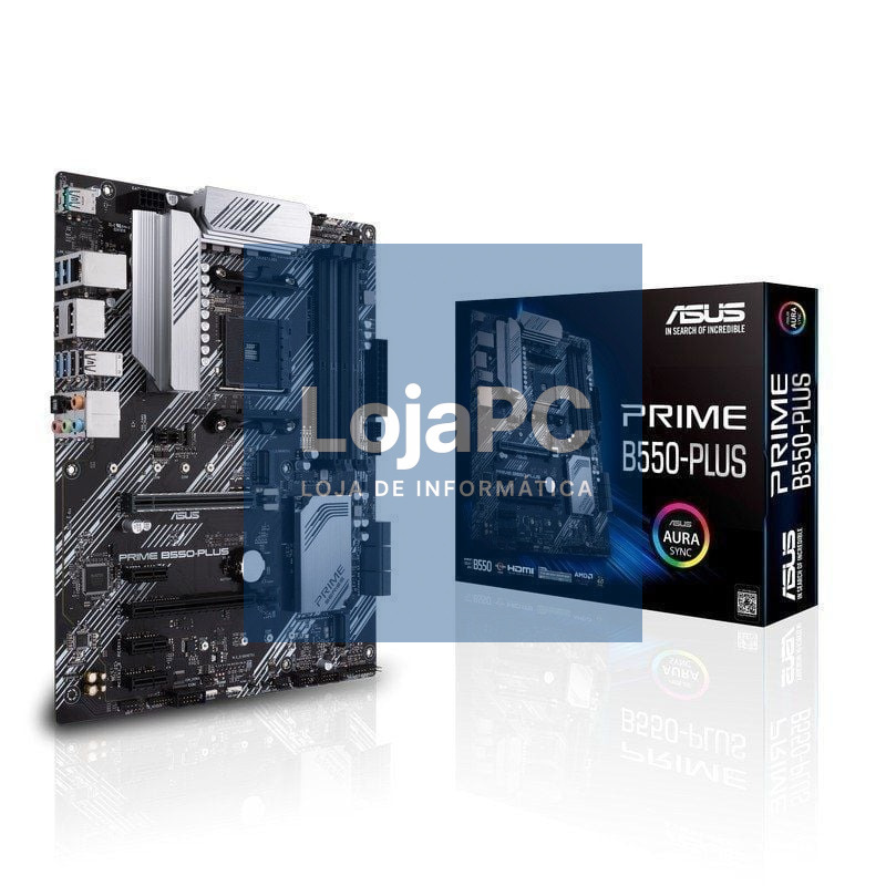 Placa-mãe Asus Prime B550-PLUS Socket AM4/ DDR4/ PCIe 4.0