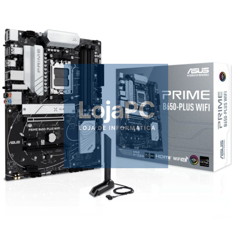 Placa-mãe Asus Prime B650-PLUS WiFi Socket AM5/ DDR5/ PCIe 5.0