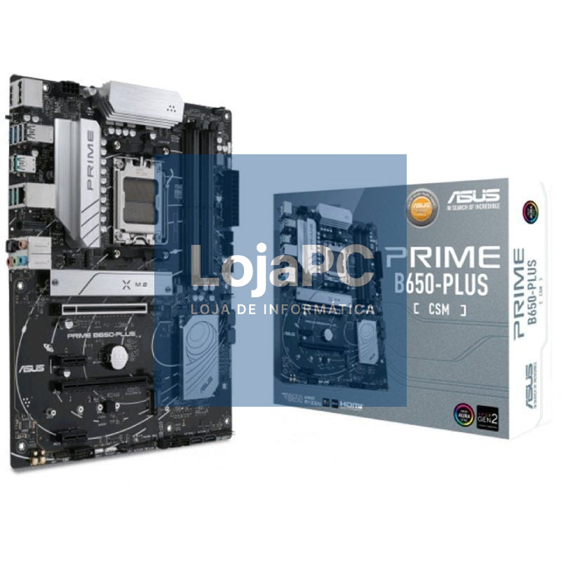 Placa-mãe Asus Prime B650-PLUS-CSM Socket AM5/ DDR5/ PCIe 5.0
