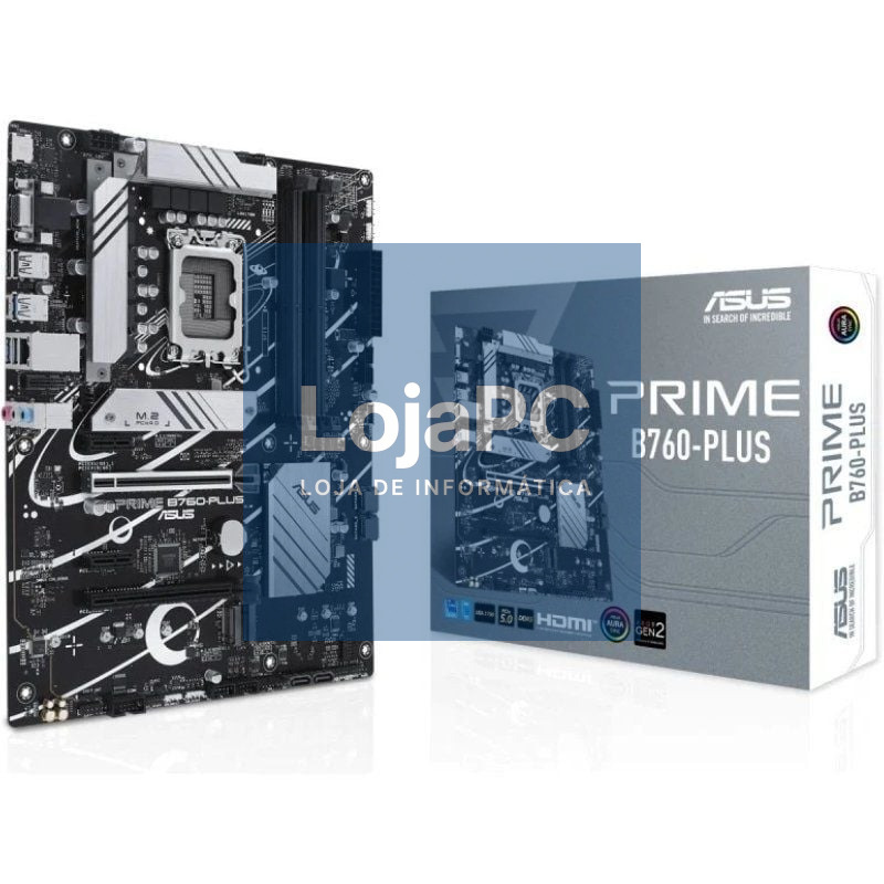 Placa-mãe Asus Prime B760-PLUS Socket 1700/ DDR5/ PCIe 5.0