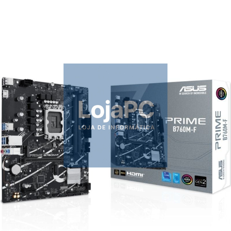 Placa-mãe Asus Prime B760M-F Socket 1700/ DDR5/ PCIe 4.0/ Micro ATX