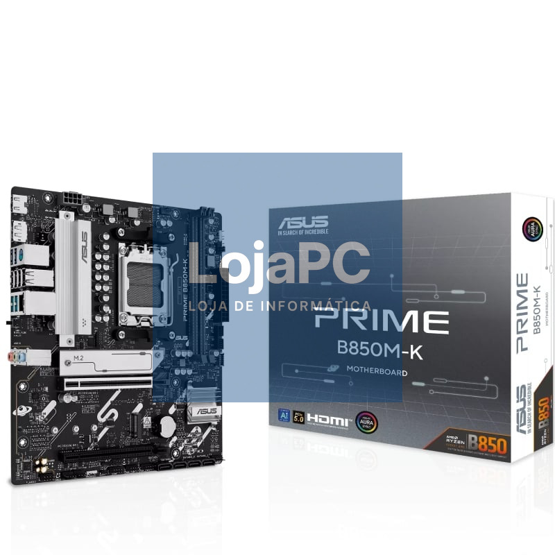 Placa-mãe Asus Prime B850M-K Socket AM5/ DDR5/ PCIe 5.0/ Micro ATX