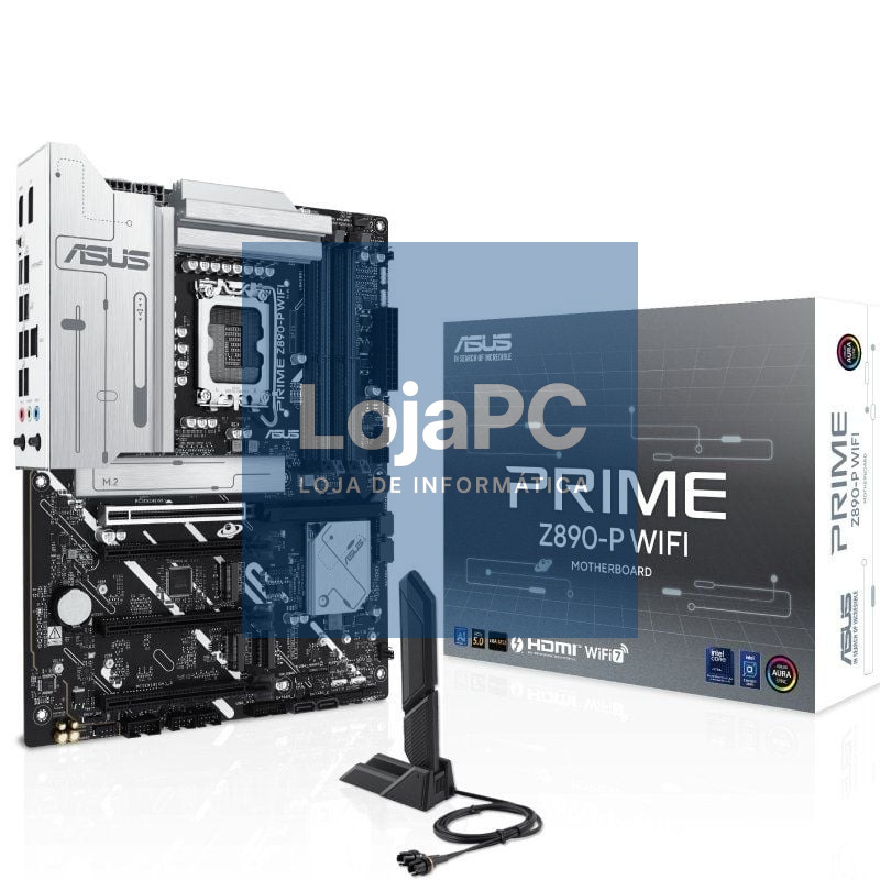 Placa-mãe Asus Prime Z890-P WiFi/ Socket 1851/ DDR5/ PCIe 5.0