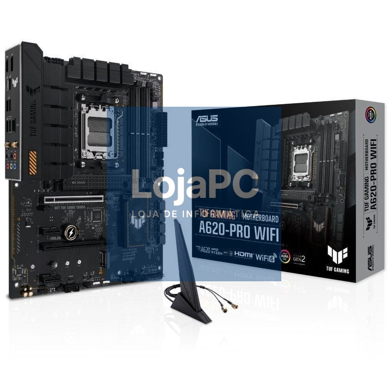 Placa-mãe Asus TUF GAMING A620-PRO WIFI Socket AM5/ DDR5/ PCIe 4.0