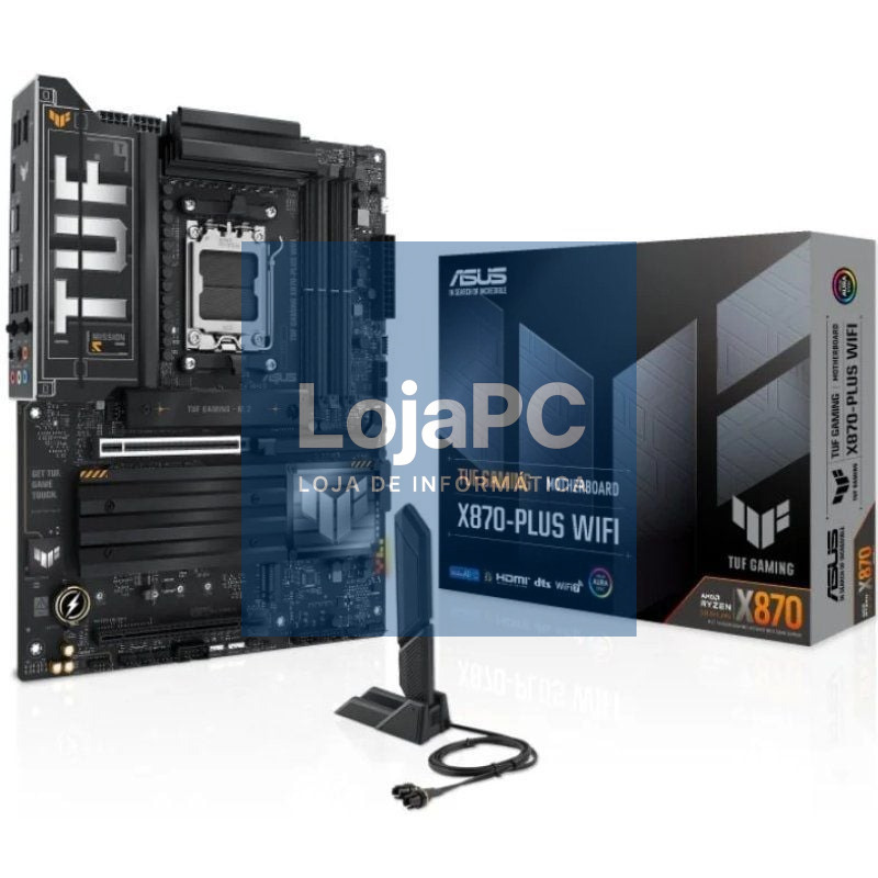Placa-mãe Asus TUF GAMING X870-PLUS WIFI/ Socket AM5/ DDR5/ PCIe 5.0