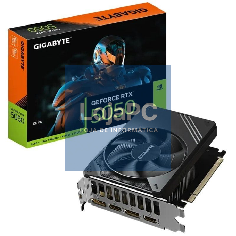 Placa gráfica Gigabyte GeForce RTX 5050 D6 8G/ 8GB GDDR6