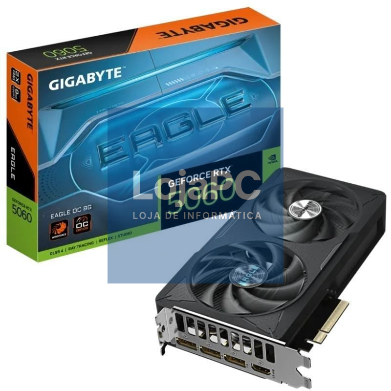Placa gráfica Gigabyte GeForce RTX 5060 Eagle OC/ 8GB GDDR7