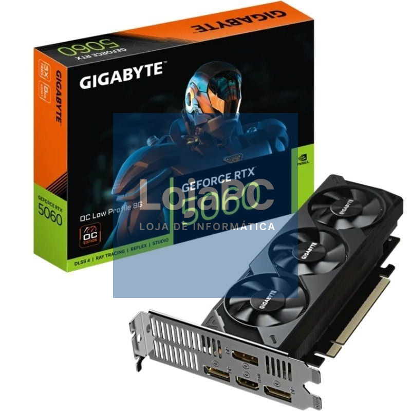 Placa gráfica Gigabyte GeForce RTX 5060 OC Low Profile/ 8GB GDDR7